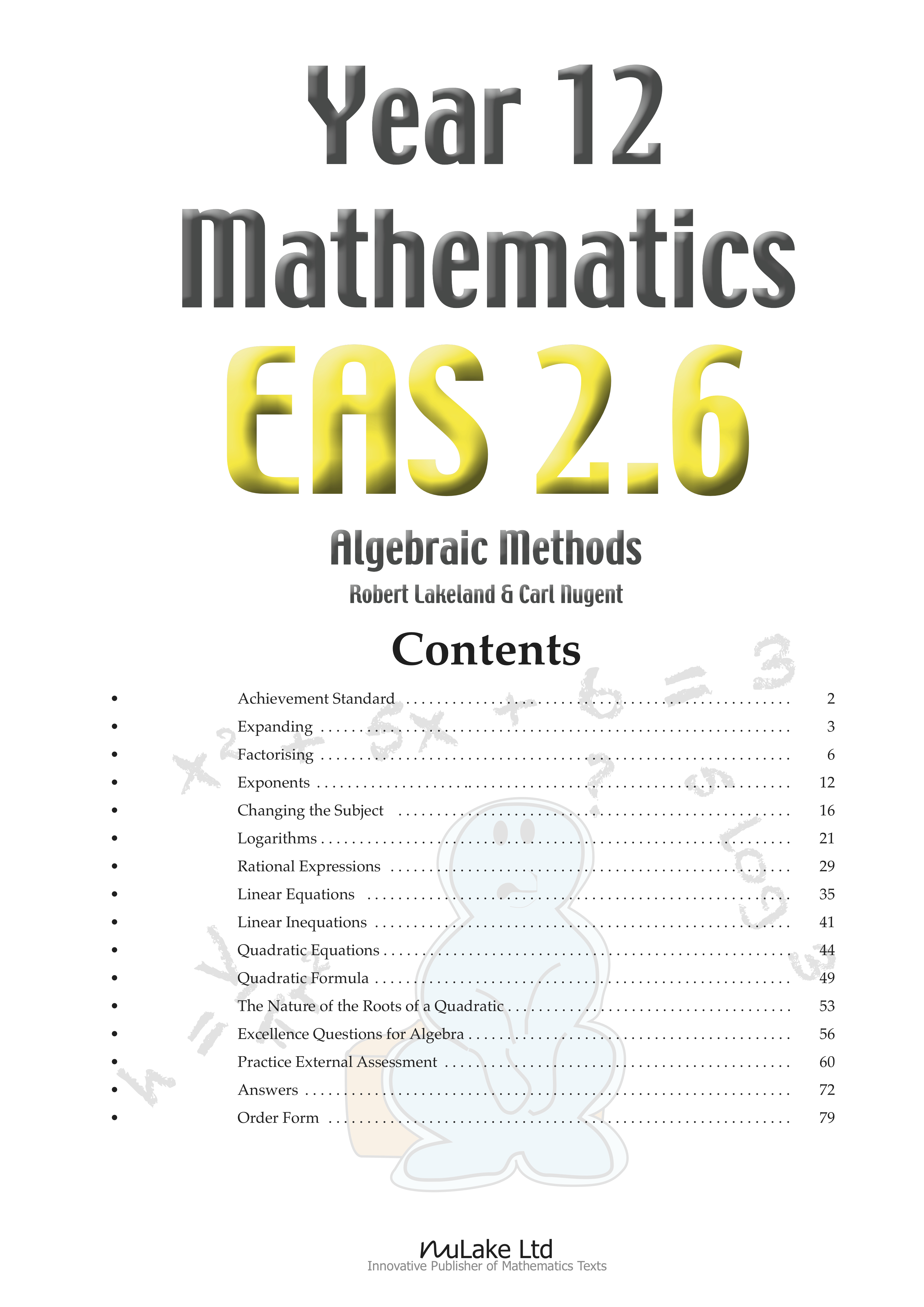 EAS 2.6 Algebraic Methods eFlip Book