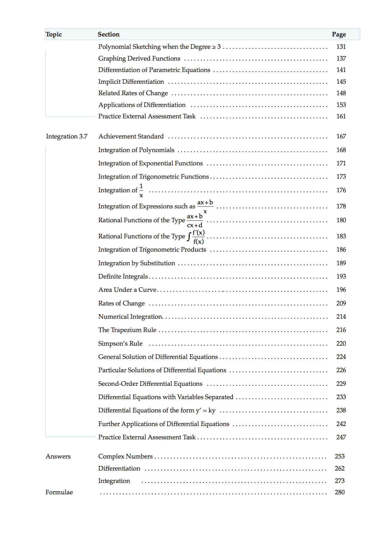 Year 13 EAS Calculus eFlip Book