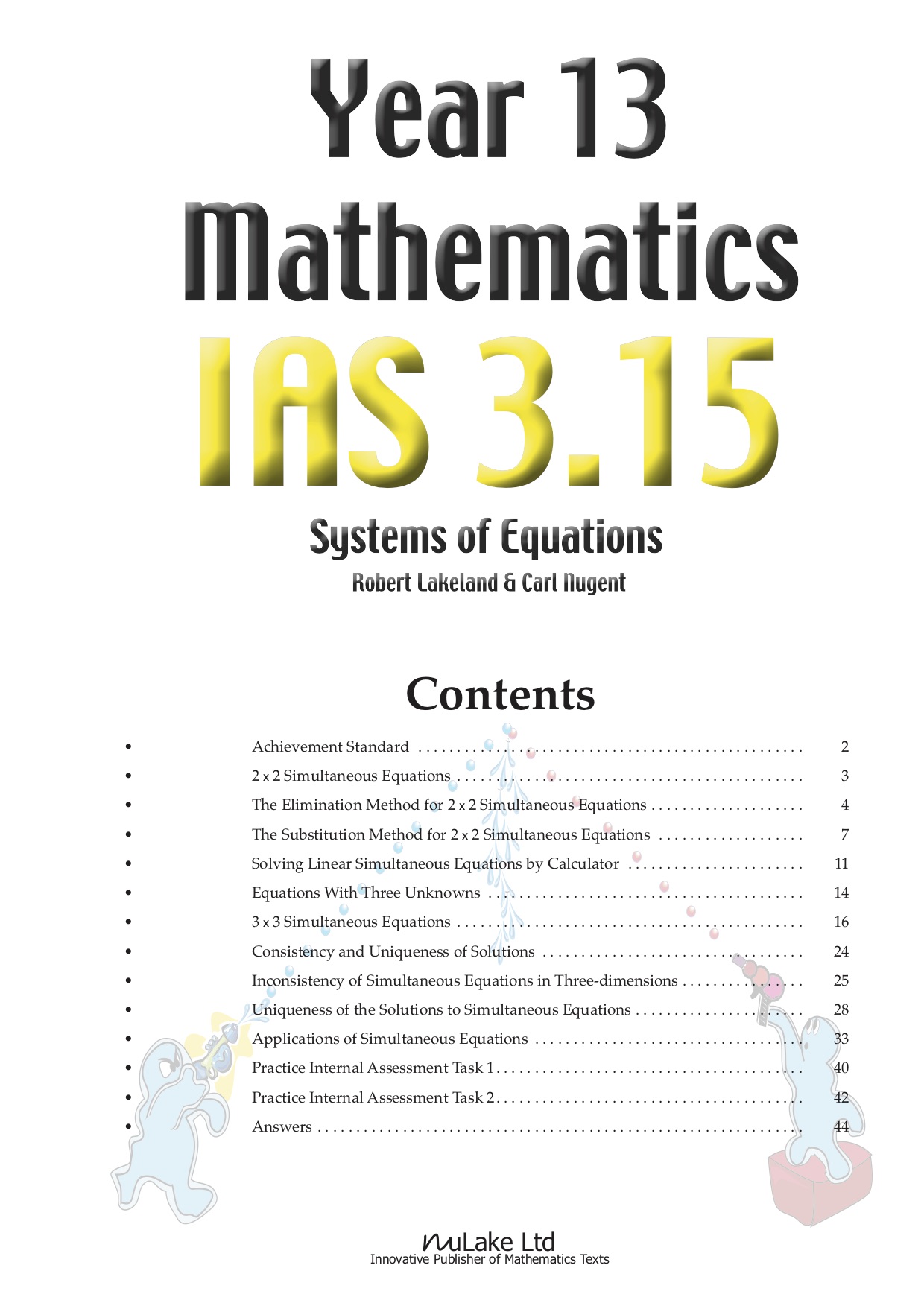 IAS 3.15 Systems of Equations